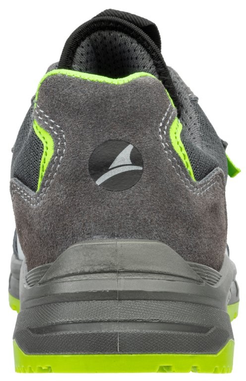 Albatros AXIS GREEN Sicherheitshalbschuh hinten.