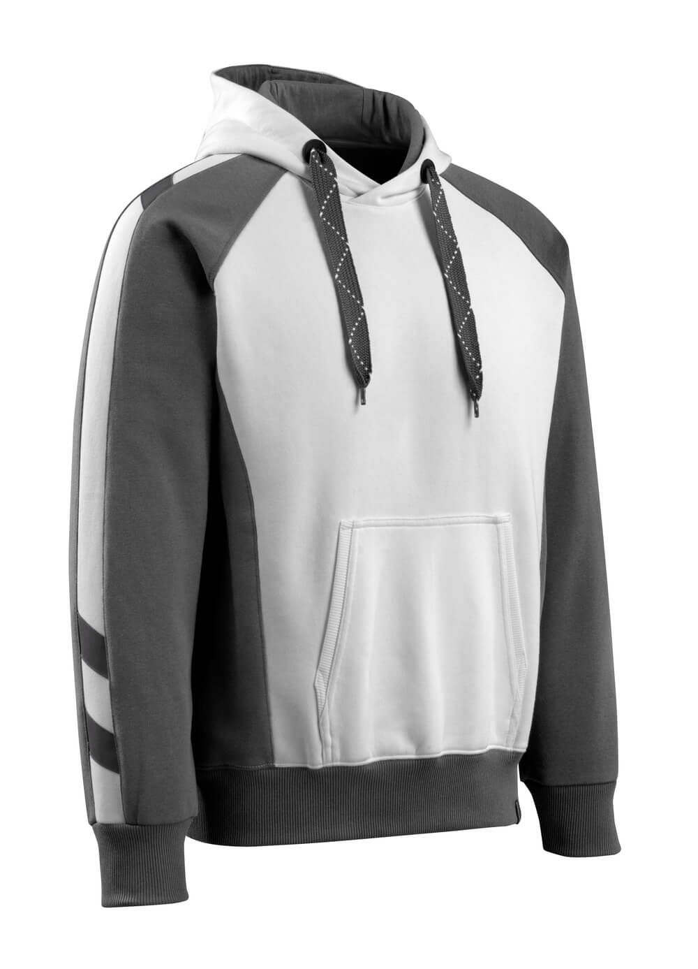 MASCOT® UNIQUE Kapuzensweatshirt »Regensburg« Gr. 2XL, weiß/dunkelanthrazit - gibt’s bei ☆ HUG Technik ✓