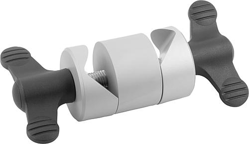 Spanngelenk verstellbar Gr.1 Aluminium, Komp:Thermoplast, D=8 - K0134.01 - bekommst Du bei ★ HUG Technik ✓