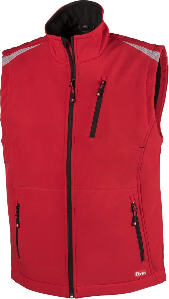 FORTIS Herren Weste 24, rot-schwarz - kommt direkt von HUG Technik 😊