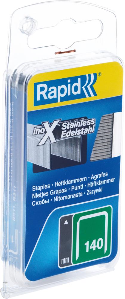 Rapid® Heftklammer VA 140/10, 650 Stück - gibt’s bei HUG Technik ✓