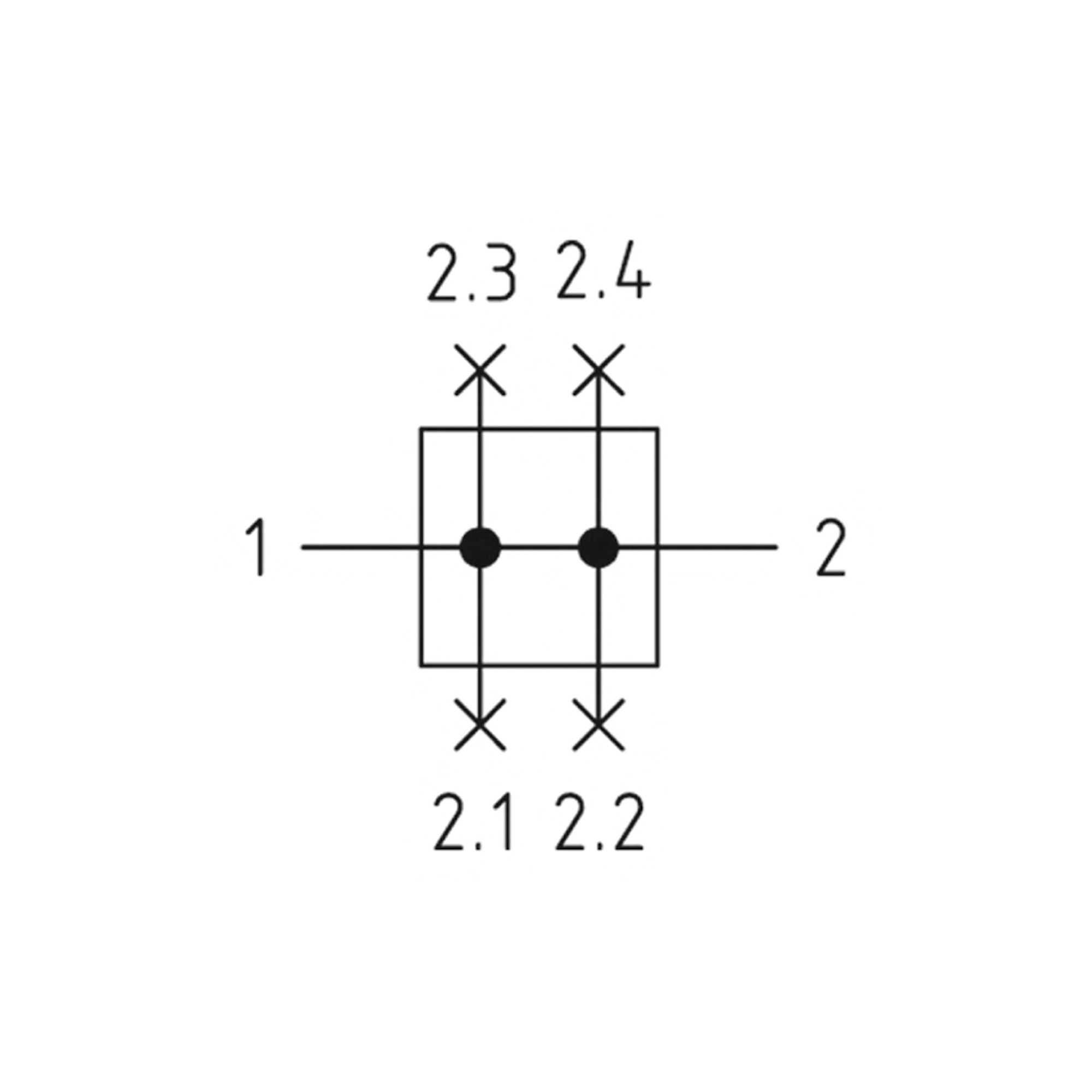 Verteiler »FUTURA«, BG 2, G 3/8, mit Druckschalter 0,5 - 10 bar - erhältlich bei ♡ HUG Technik ✓