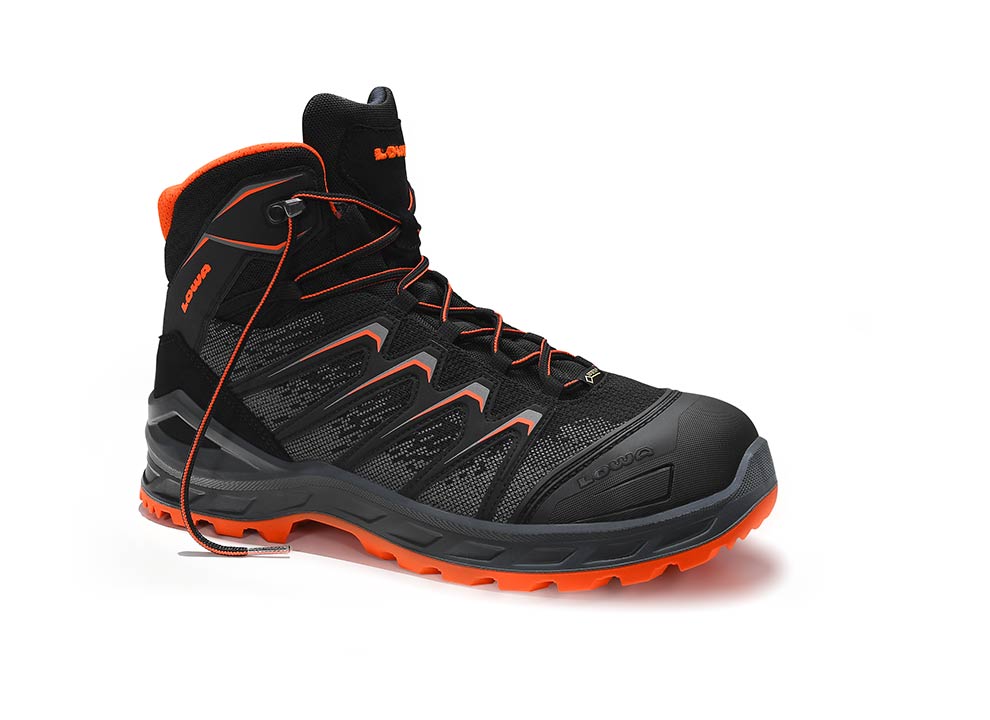 LOWA Sicherheitsstiefel LARROX Work GTX black Mid S3 CI, 5460 - direkt bei HUG Technik ✓