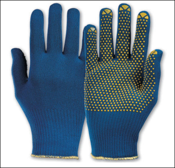 Handschuh PolyTRIX® BNFKV1914, blau-gelb, Gr. 7, Honeywell KCL - direkt von HUG Technik ✓