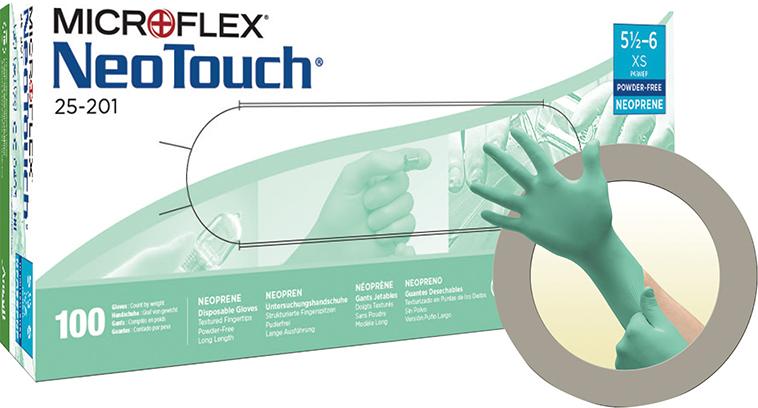 Ansell Einweghandschuh »MICROFLEX® NeoTouch® 25-201«, Box mit 100 Stück - bei HUG Technik ✭