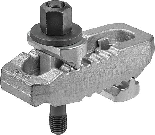 Spanneisen verstellbar D=13 L=115, Form:A Vergütungsstahl, verzinkt - K1165.113115