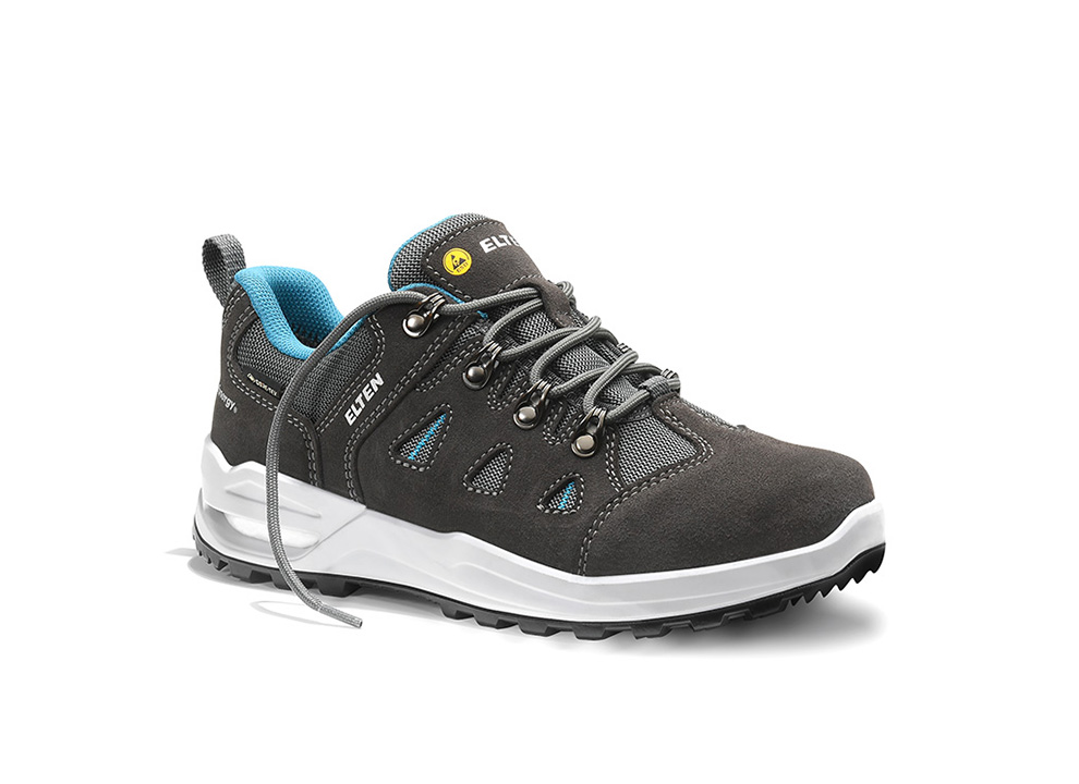 ELTEN® Berufshalbschuh ENYA XXF GTX grey-turquoise Low ESD O2 WR CI