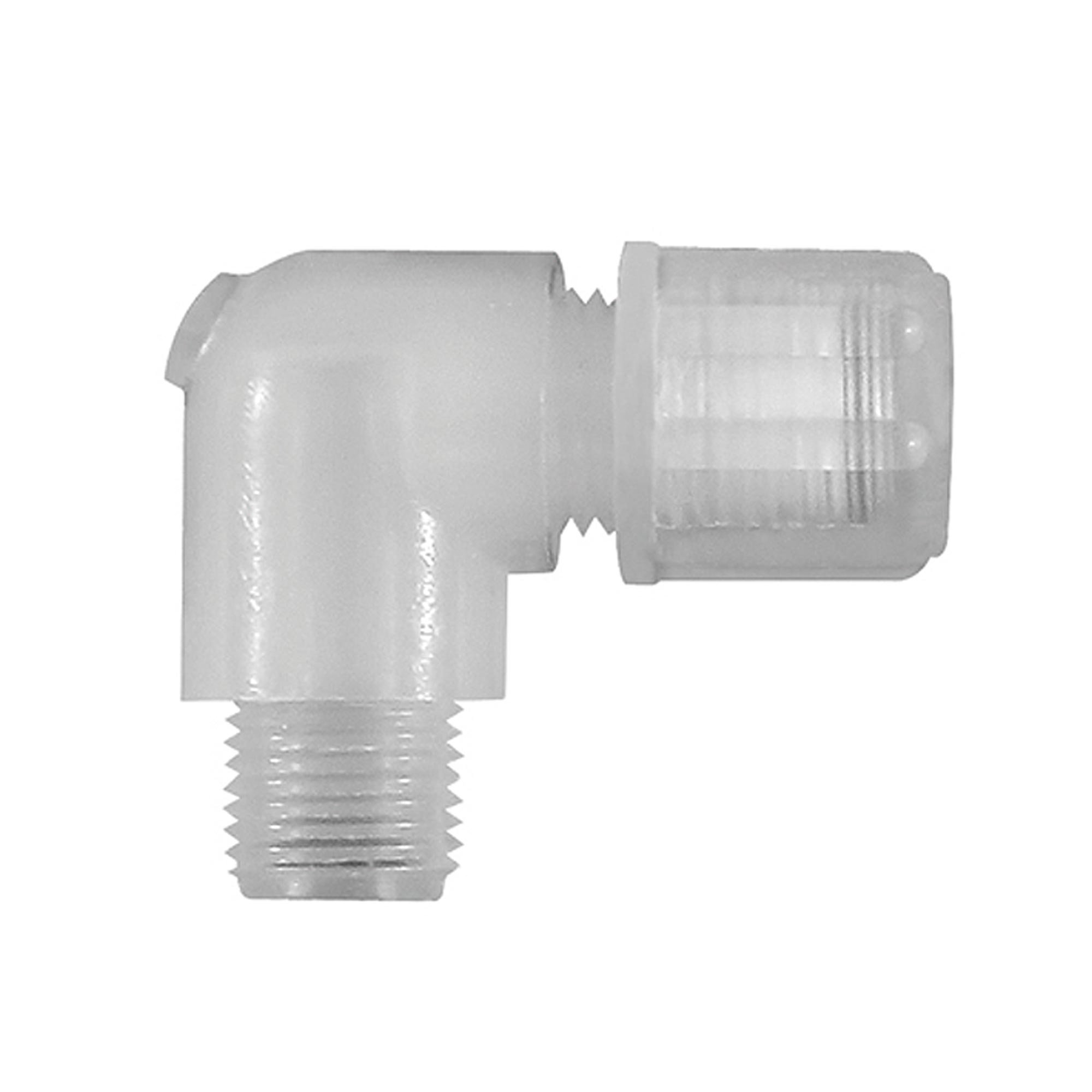 Winkel-Einschraubverschraubung G 1/8 a., für Schlauch 6/8 mm, PFA - erhältlich bei ❣ HUG Technik ✓