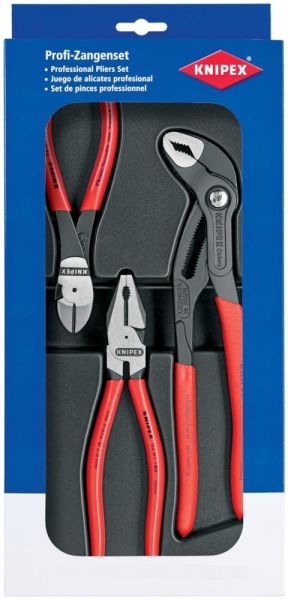KNIPEX® Zangen-Satz Kraft 3-teilig - bei HUG Technik ☆ KNIPEX® Zangen-Satz Kraft 3-teilig - bei HUG Technik ☆