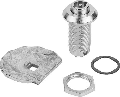 Drehriegel mit Stufenzunge Zink - K0527 - bei HUG Technik ✭