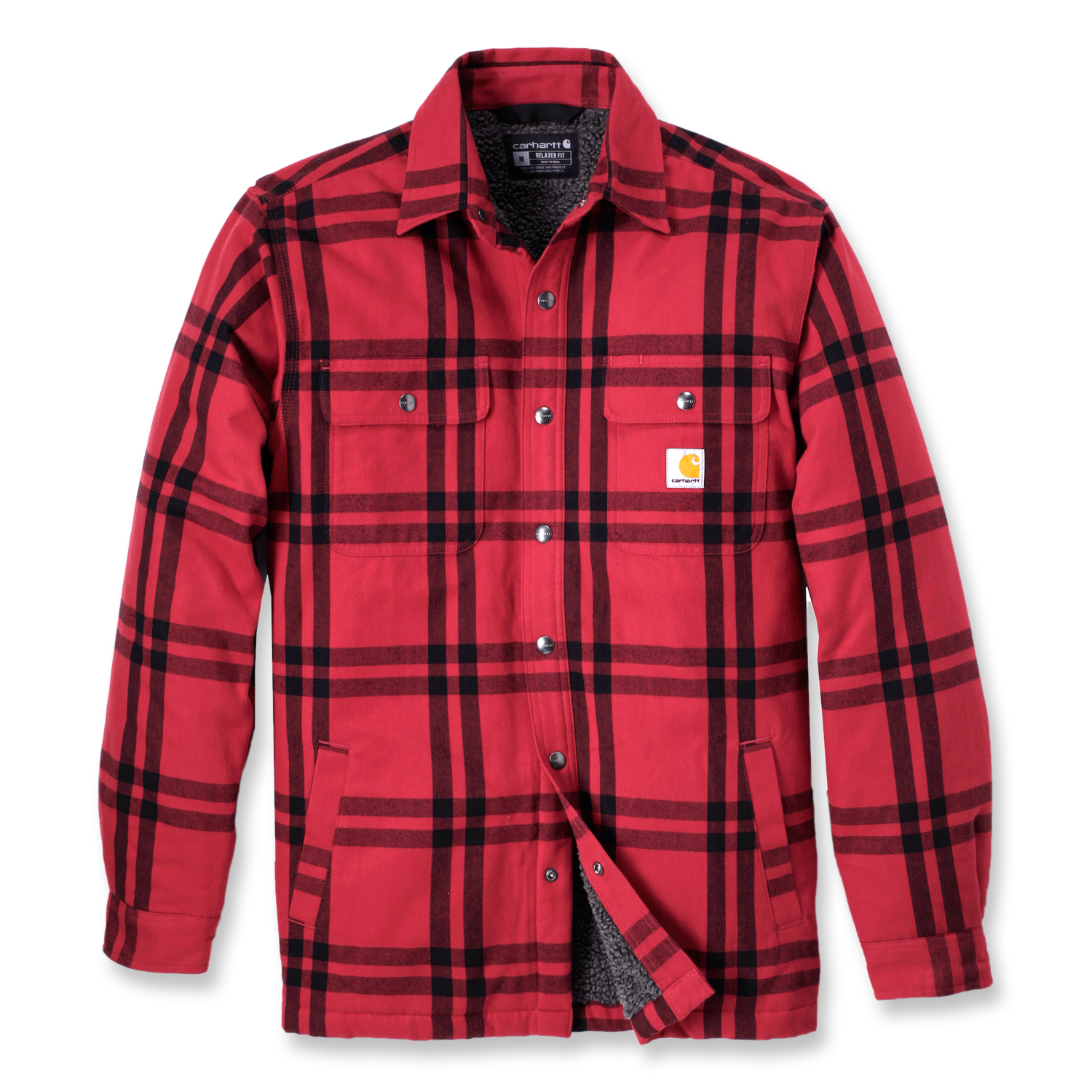 carhartt® Herren Hemdjacke »ROANE HOODED SHIRT JAC« crabapple - bekommst Du bei HUG Technik ♡