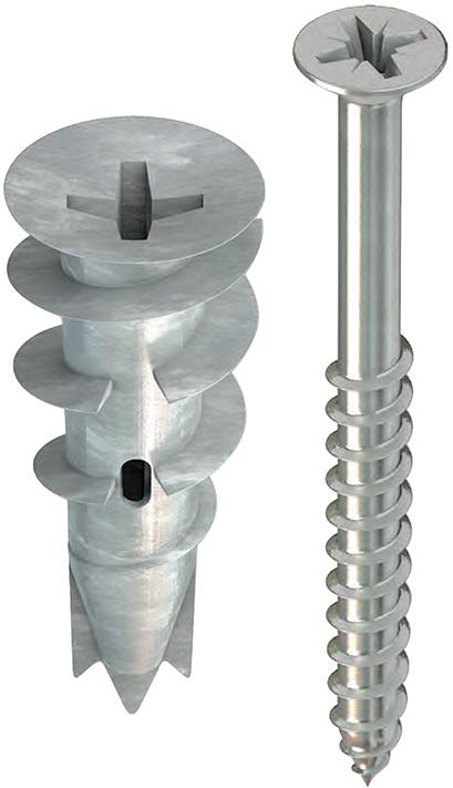 TOX® Gipskartondübel Spiral Plus 37-4 mit Schraube, Packung mit 50 Stück - bekommst Du bei HUG Technik ♡