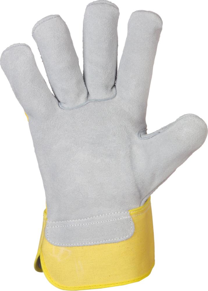 STRONGHAND® Handschuh Mammut, Rind/Kernspaltleder, gelb-natur - bekommst Du bei HUG Technik ♡