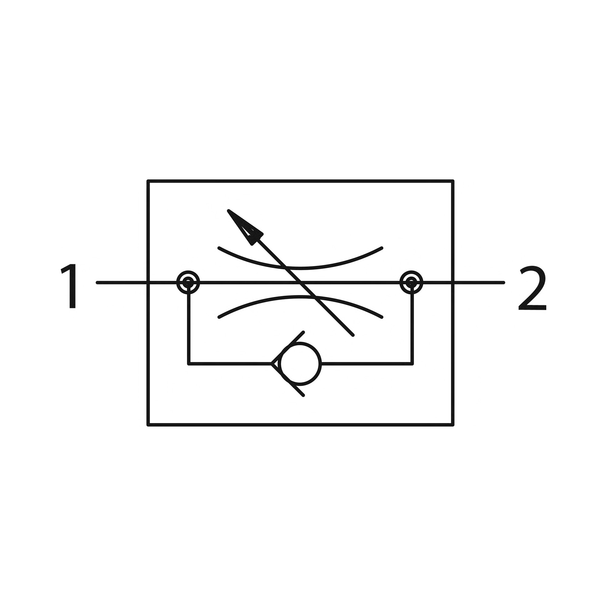 Drosselrückschlagven »Blaue Serie«, gerade, Abluftdrosselung R1/4 a., ger. Ø4mm - gibt’s bei ☆ HUG Technik ✓