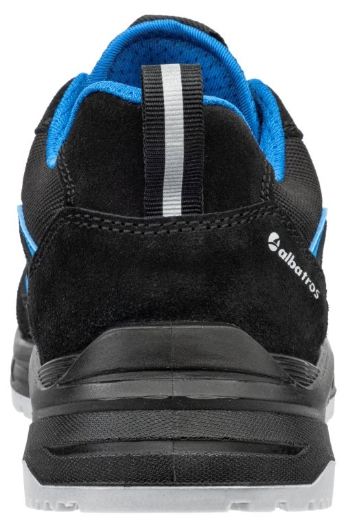 Albatros VECTOR BLUE Sicherheitshalbschuh hinten.