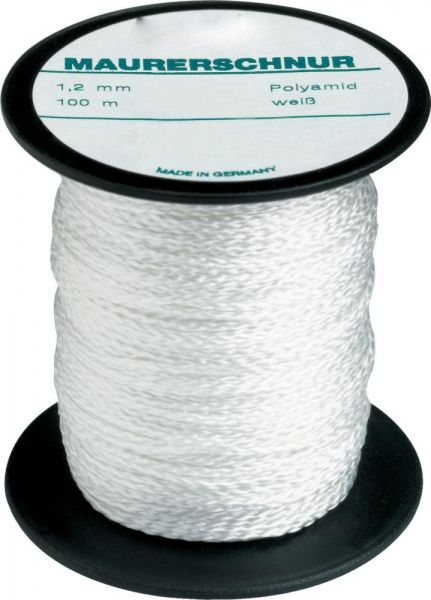 OVERMANN Kordel Polyamid 1,2 mm, 100 m weiß - erhältlich bei ♡ HUG Technik ✓