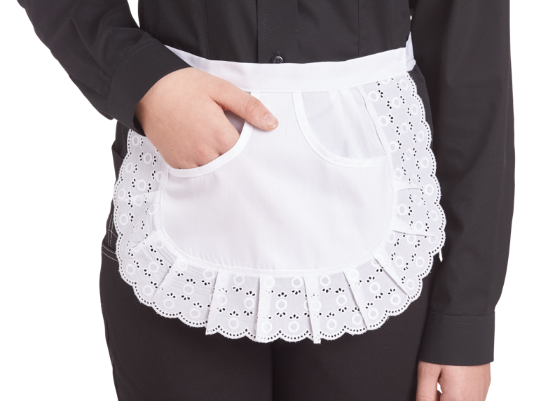LEIBER Damen-Servierschürze weiß, Gr. 34 - kommt direkt von HUG Technik ✓
