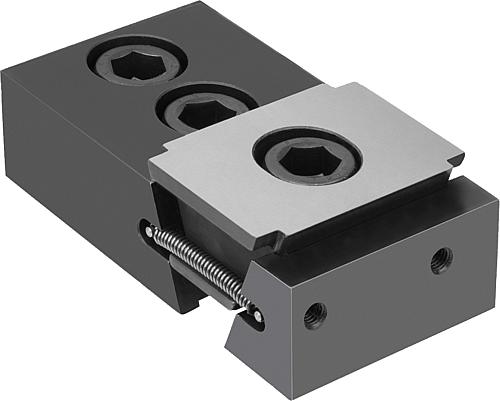 Keilspanner mit Festbacke, Einseitig Form:D mit Bearbeitungszugabe, B=50, M12, Einsatzstahl gehärtet Und - K1745.0500412