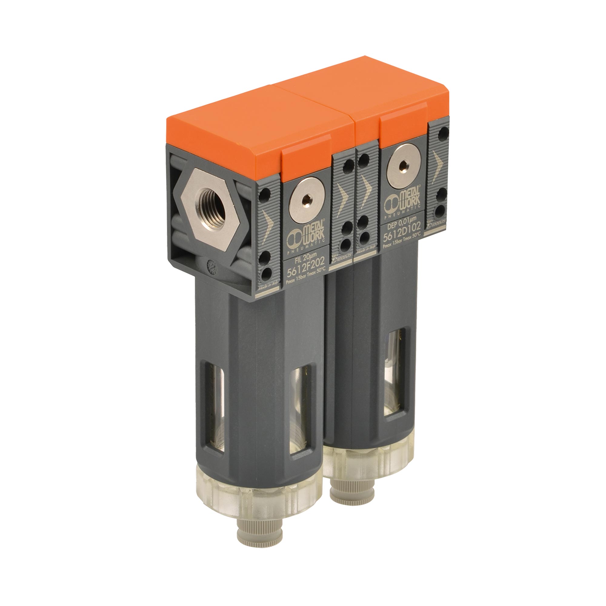 Filter+Ölfilter »SYNTESI«, BG 2, G 3/4, 5 µm + 0,01 µm, RMSA - bei HUG Technik ♡