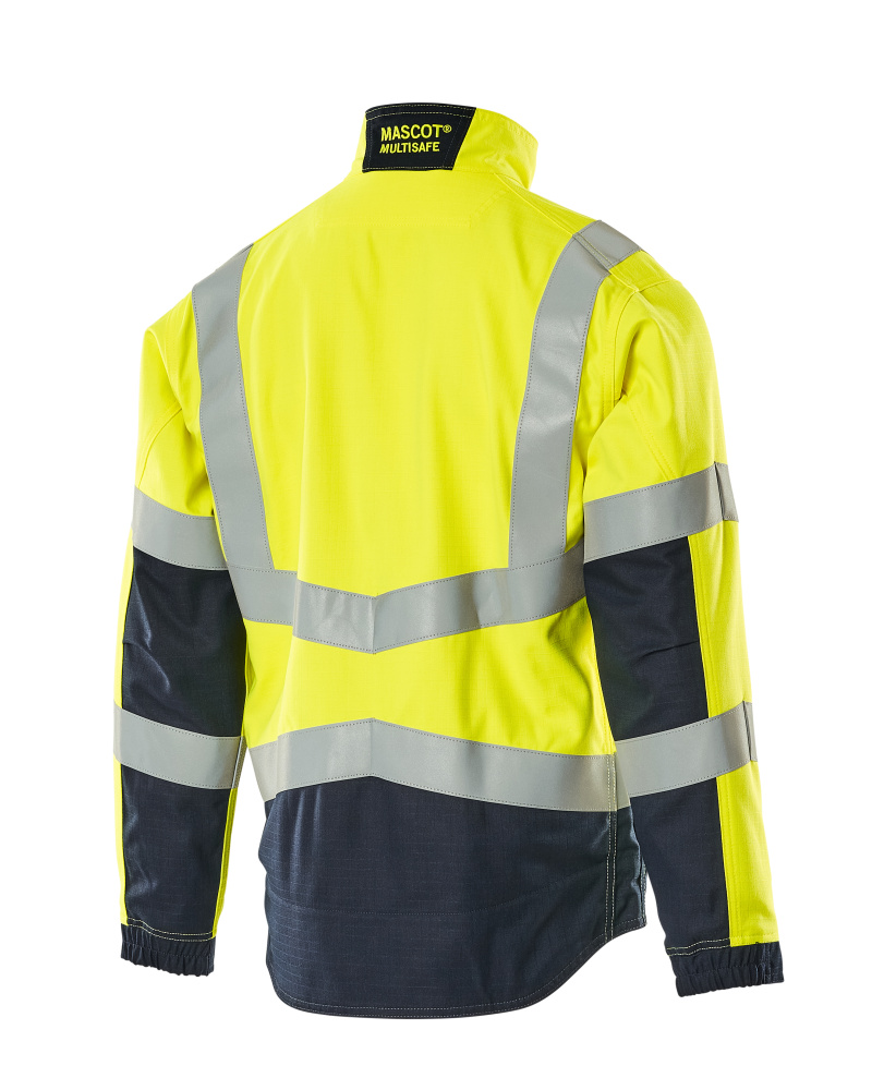 MASCOT® MULTISAFE Jacke »Biel« Gr. 2XL, hi-vis gelb/schwarzblau - jetzt NEU bei HUG Technik  😊