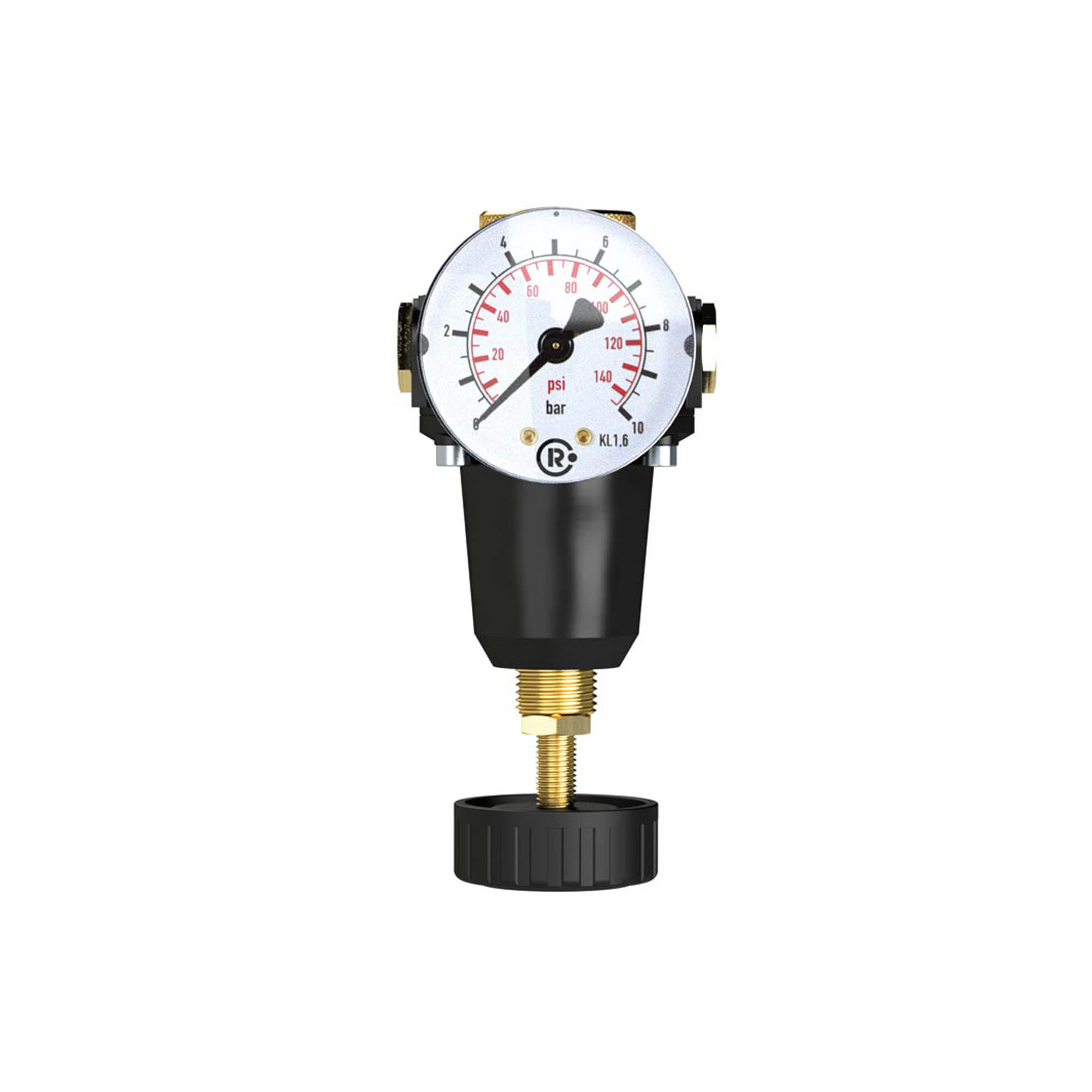 Konstant-Druckregler inkl. Manometer, BG 2, G 3/8, 0,5 - 6 bar - bekommst Du bei ★ HUG Technik ✓