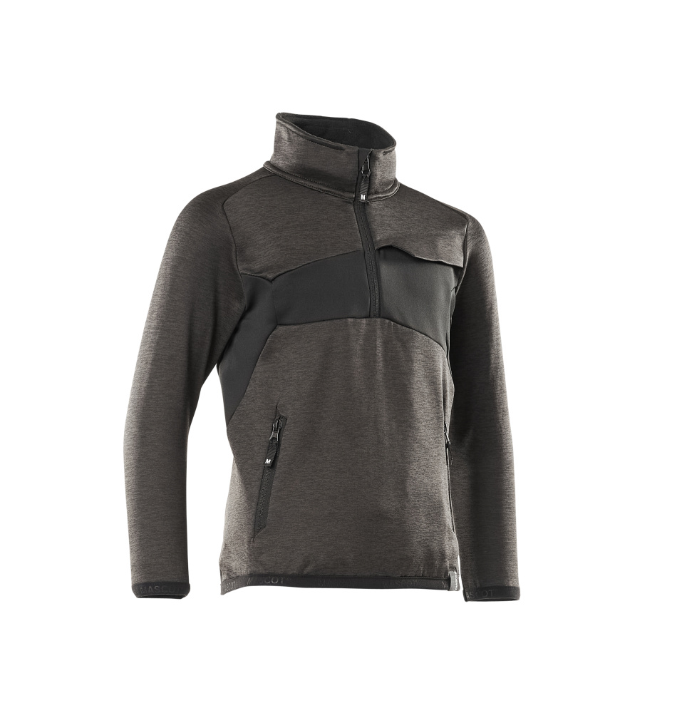 MASCOT® ACCELERATE Fleecepullover für Kinder  Gr. 104, dunkelanthrazit/schwarz - jetzt neu bei HUG Technik ♡