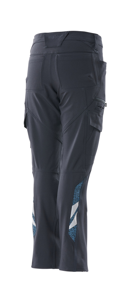 MASCOT® ACCELERATE Hose mit Schenkeltaschen  Gr. 76/C34, schwarzblau - direkt von HUG Technik ✓