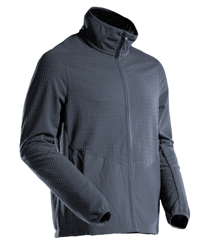 MASCOT® CUSTOMIZED Microfleece Pullover mit Reißverschluss  Gr. 2XL, schwarzblau - jetzt neu bei HUG Technik ♡
