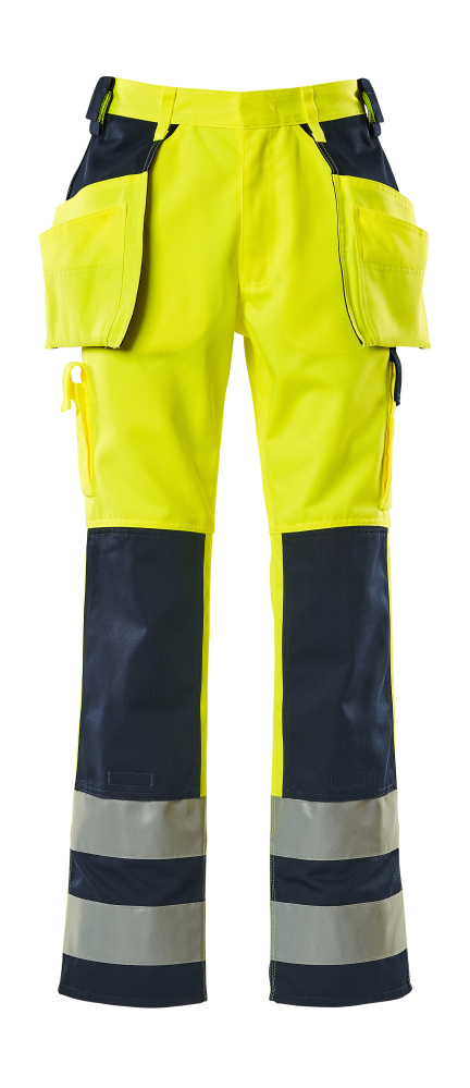 MASCOT® SAFE COMPETE Hose mit Hängetaschen »Almas« Gr. 82/C44, hi-vis gelb/marine - bei HUG Technik ✓