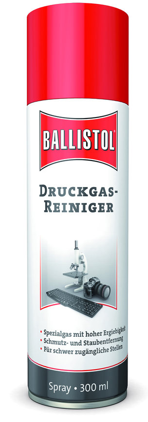 Ballistol® Druckgas-Reiniger Staubfrei Spray, 300 ml - direkt von HUG Technik ✓