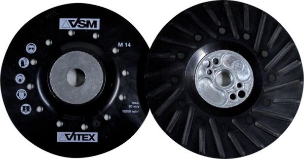 VSM Stützteller mit Kühlrippen 115 mm M14 - gibt’s bei HUG Technik ✓