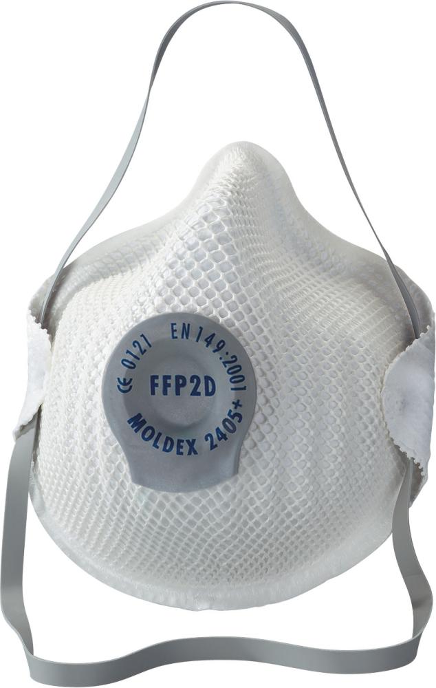 MOLDEX Atemschutzmaske »2405 Klassiker« mit Ventex®-Klimaventil, FFP2 NR D - direkt von HUG Technik ✓