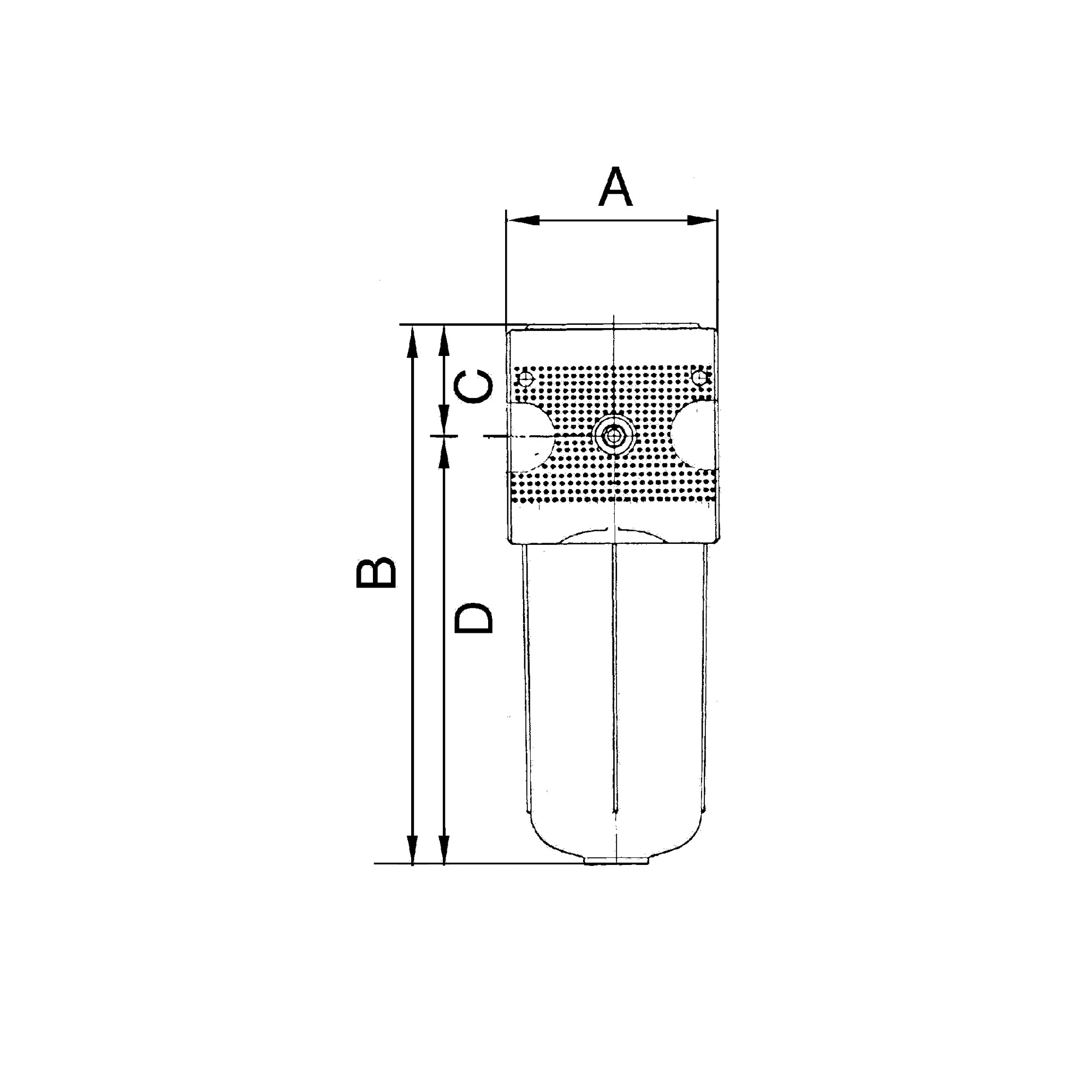 Aktivkohlefilter »multifix«, mit PC-Behälter, BG 1, G 1/4 - bekommst Du bei HUG Technik ♡