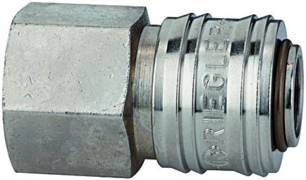 Schnellverschlusskupplung NW 7,2 »connect line«, Messing vernickelt, G 3/8 IG - direkt von HUG Technik ✓