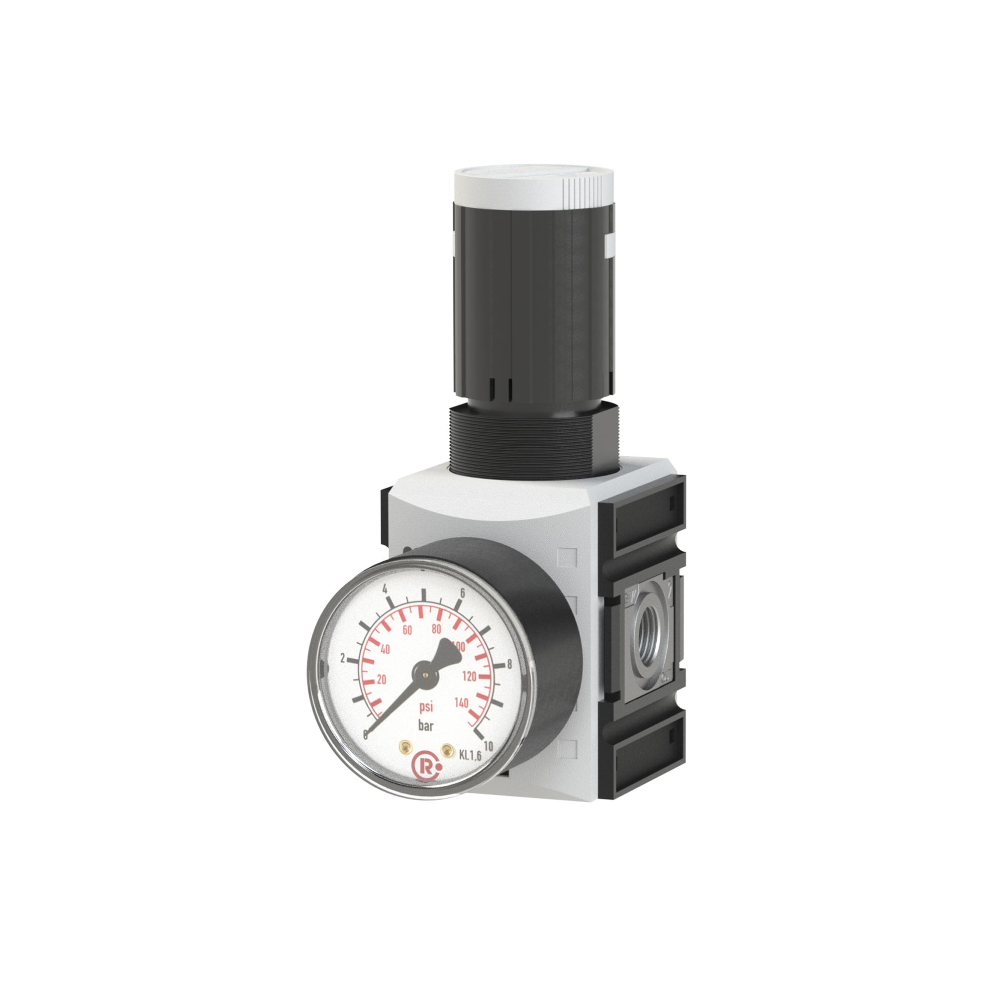 Druckregler »FUTURA«, inkl. Manometer, BG 4, G 1, 0,1 - 2 bar - gibt’s bei HUG Technik ✓