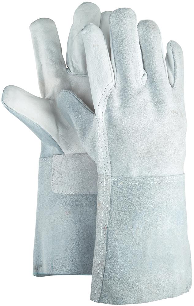 Schweisserhandschuh »VS 53«, 35cm, Gr. 10, hellgrau - direkt bei HUG Technik ✓