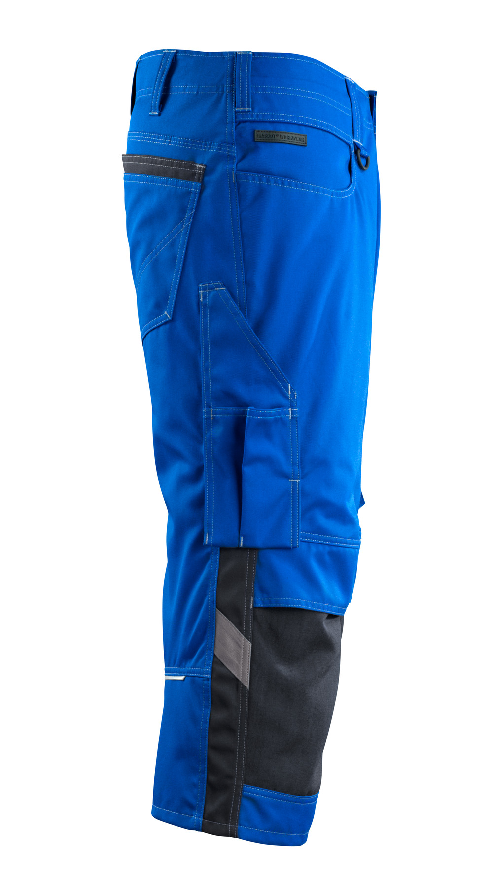 MASCOT UNIQUE Dreiviertel-Hose Altona kornblau, Schrägansicht