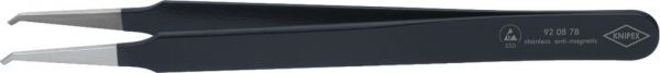 KNIPEX® Pinzette ESD gewinkelt 120 mm schwarz - gibt’s bei HUG Technik ✓