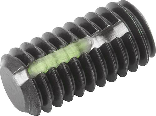 Gewindestift mit Innensechskant M03x10 Stahl, Long-Lok - K0707.203X10 - bei HUG Technik ♡