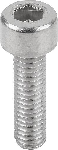 Zylinderschraube mit Innensechskant DIN EN ISO4762 M04X10, Edelstahl blank - K0869.104X10 - bei HUG Technik ☆