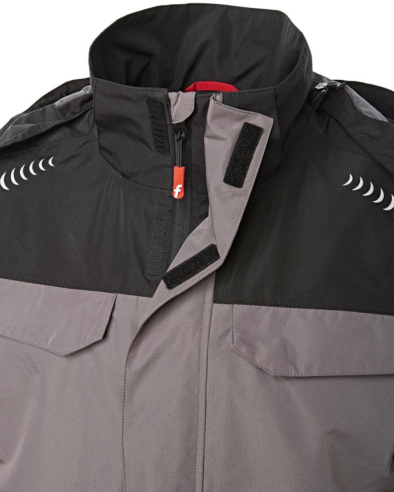 FORTIS Elements Regenjacke Plus, grau-schwarz - erhältlich bei ✌ HUG Technik ✓
