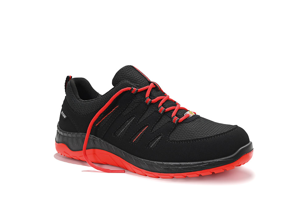 ELTEN® Berufshalbschuh MADDOX black-red Low ESD O2, 929652 - bei HUG Technik ✓