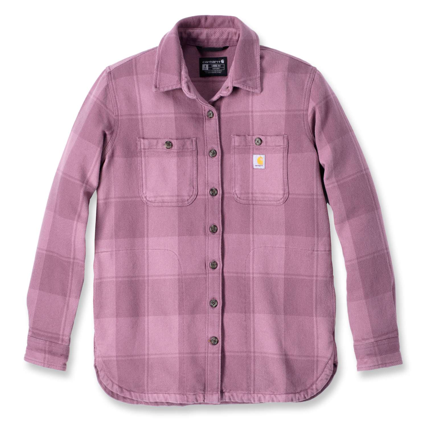 carhartt® Damen Hemdjacke »LOOSE FIT TWILL SHIRT JAC« woodrose Flach  - bei HUG Technik ✓ ✌