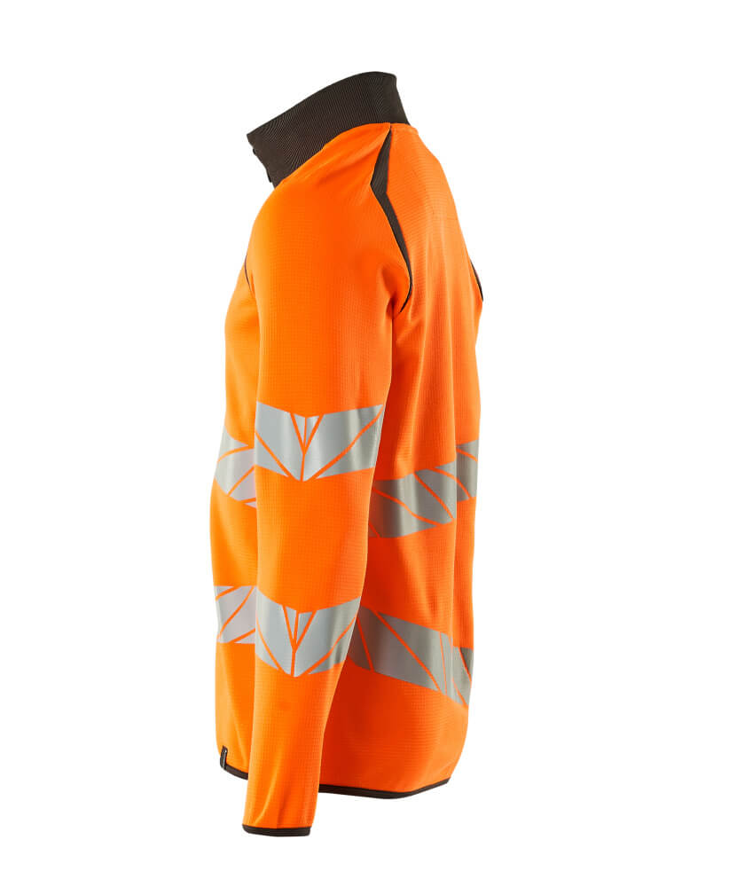 MASCOT® ACCELERATE SAFE Sweatshirt mit Reißverschluss  Gr. 2XL, hi-vis orange/dunkelanthrazit - bekommst Du bei HUG Technik ♡