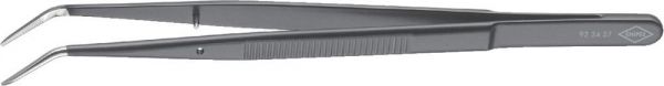 KNIPEX® Pinzette Präzision spitz gebogen 155 mm, schwarz - bei HUG Technik ✭