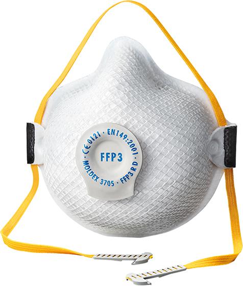 MOLDEX Atemschutzmaske »3705« mit Ventex®-Klimaventil, FFP3 R D - gibt’s bei ☆ HUG Technik ✓