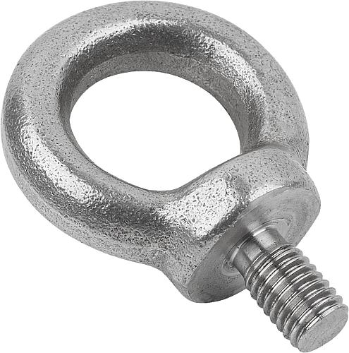 Ringschraube ähnlich DIN580 M08 Edelstahl - K0767.108 - gibt’s bei ☆ HUG Technik ✓