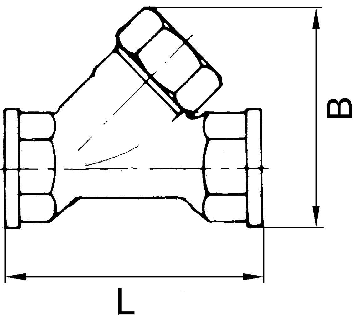 Rückschlagventil, Schrägsitzausführung, Edelstahl, G 1 1/2, 0,2 bar - gibt’s bei ☆ HUG Technik ✓