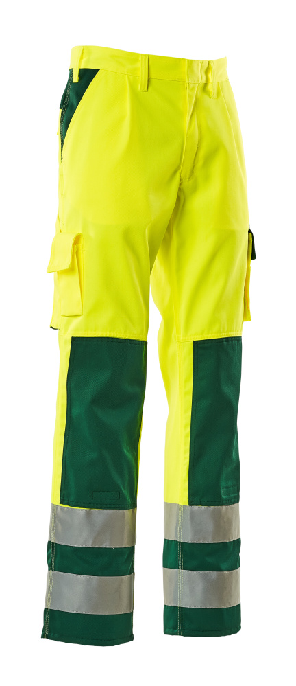 MASCOT® SAFE COMPETE Hose mit Knietaschen »Olinda« Gr. 76/C44, hi-vis gelb/grün - erhältlich bei ♡ HUG Technik ✓