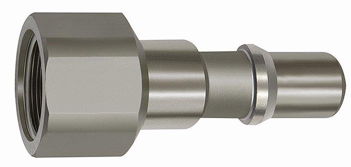 Nippel für Kupplungen NW 11, ISO 6150 C, Edelstahl, G 1/2 IG - bei HUG Technik ☆